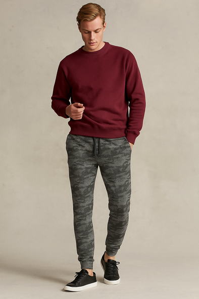 Winter Fleece Trouser for Men - Snake Grey