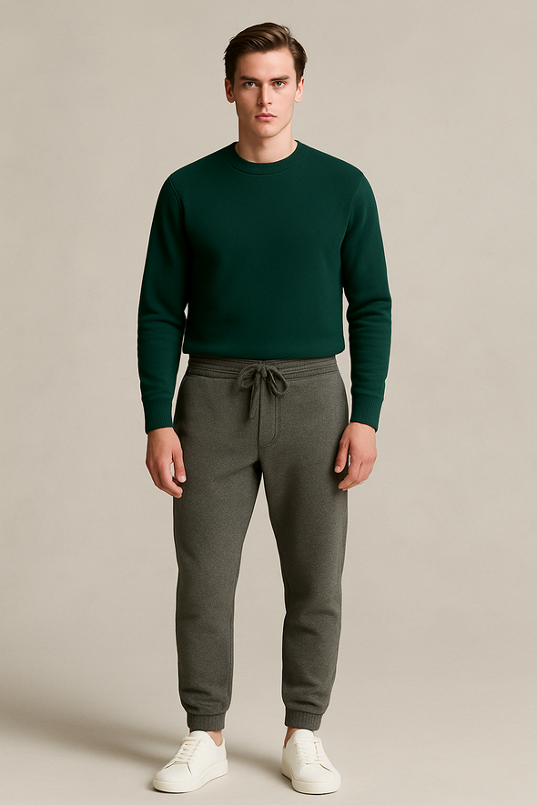 Winter Fleece Trouser for Men - Charcoal Grey