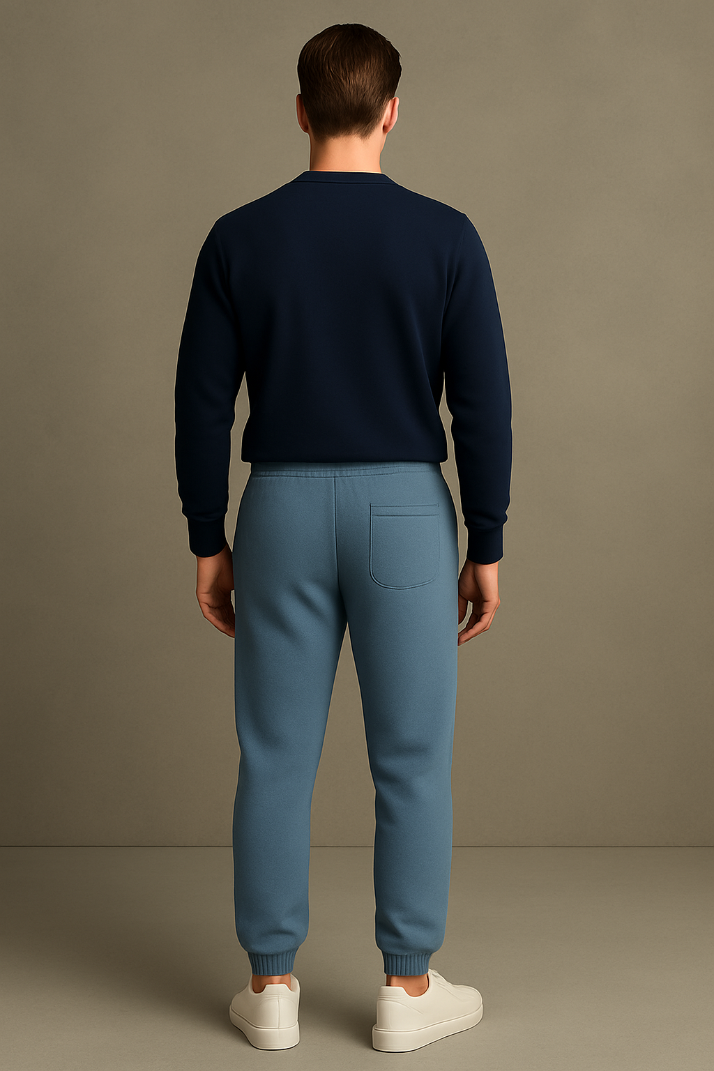 Winter Fleece Trouser for Men - Light Blue