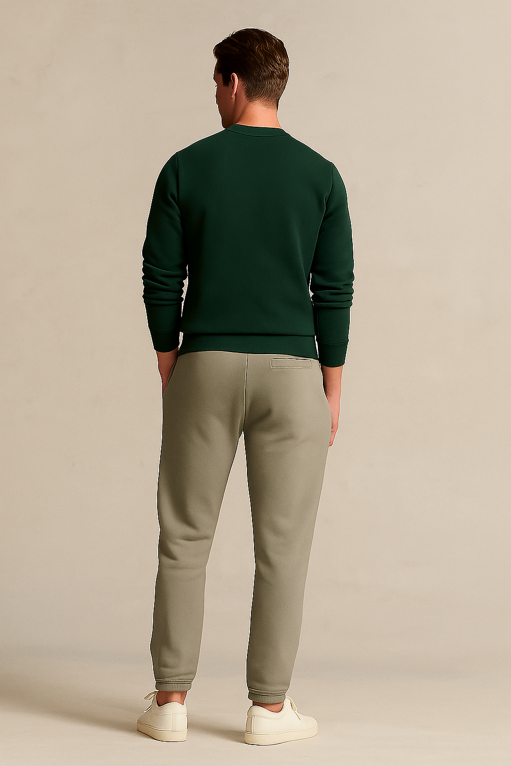 Winter Fleece Trouser for Men - Light Green