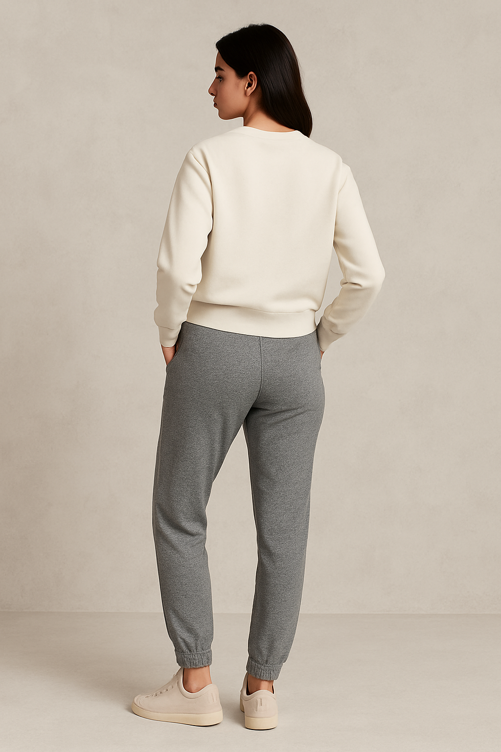 Fleece Trousers for Women's- Charcoal Grey