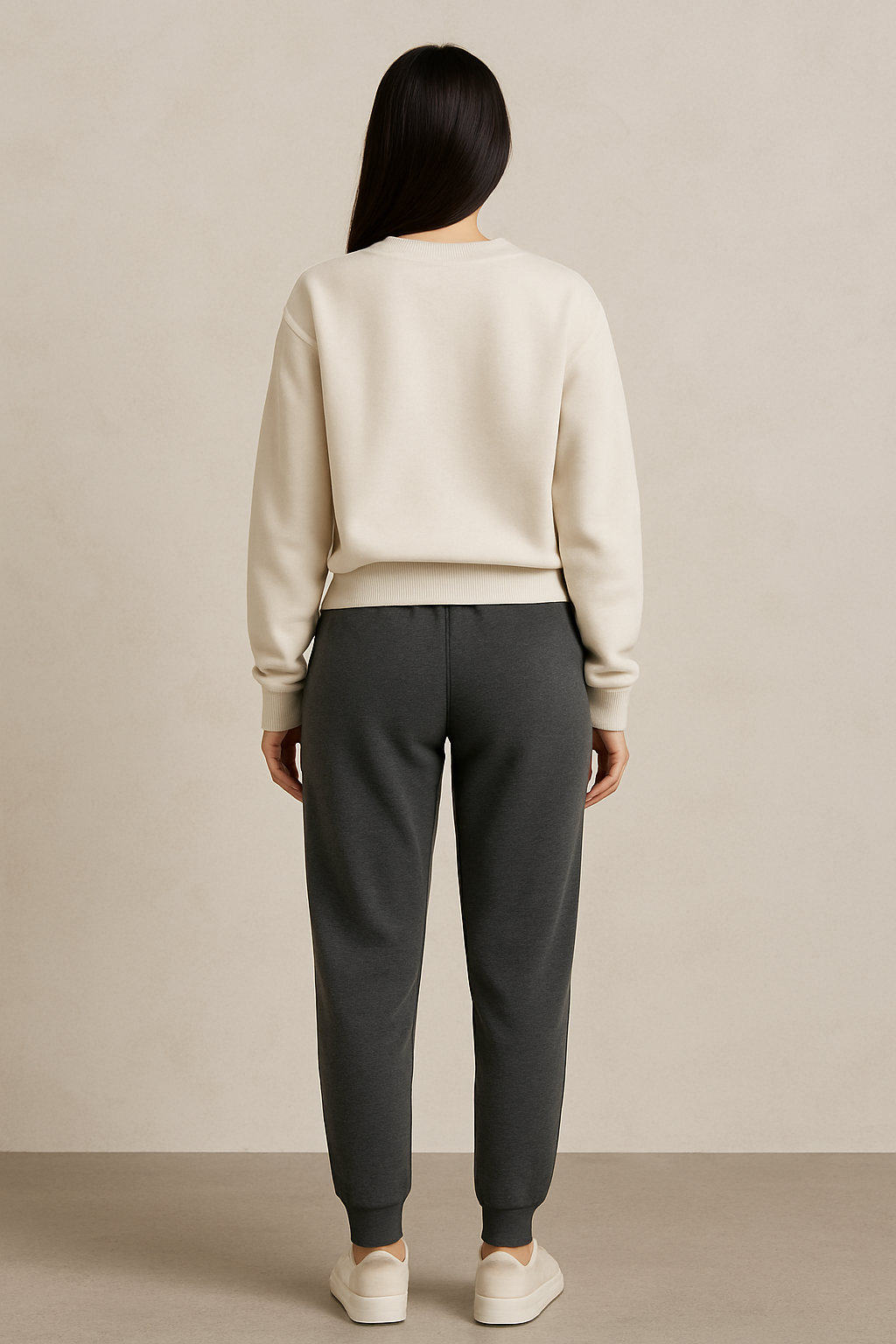Fleece Trousers for Women's- Dark Grey