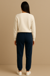 Fleece Trousers for Women's- Dark Navy