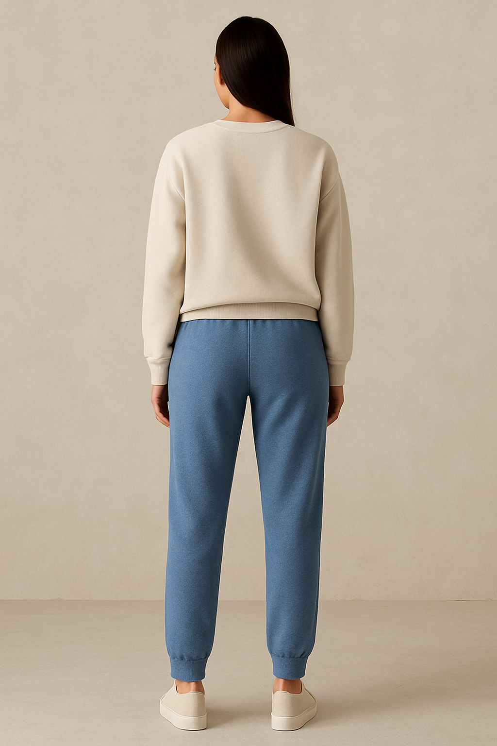 Fleece Trousers for Women's- Light Blue Heather