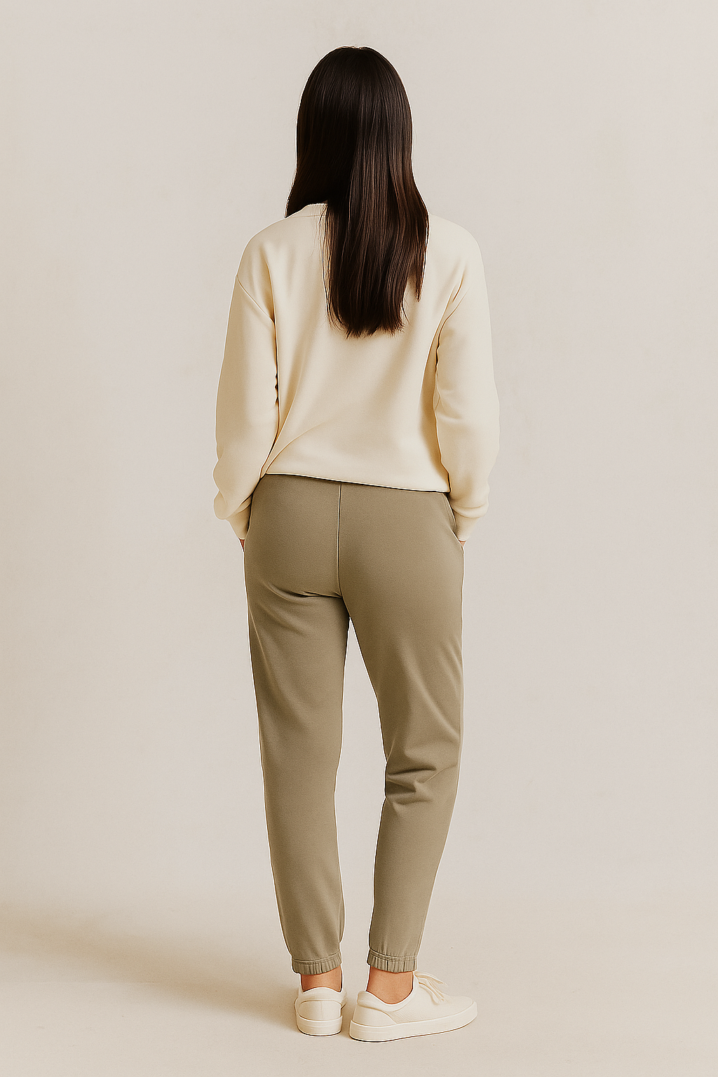 Fleece Trousers for Women's-Light Green