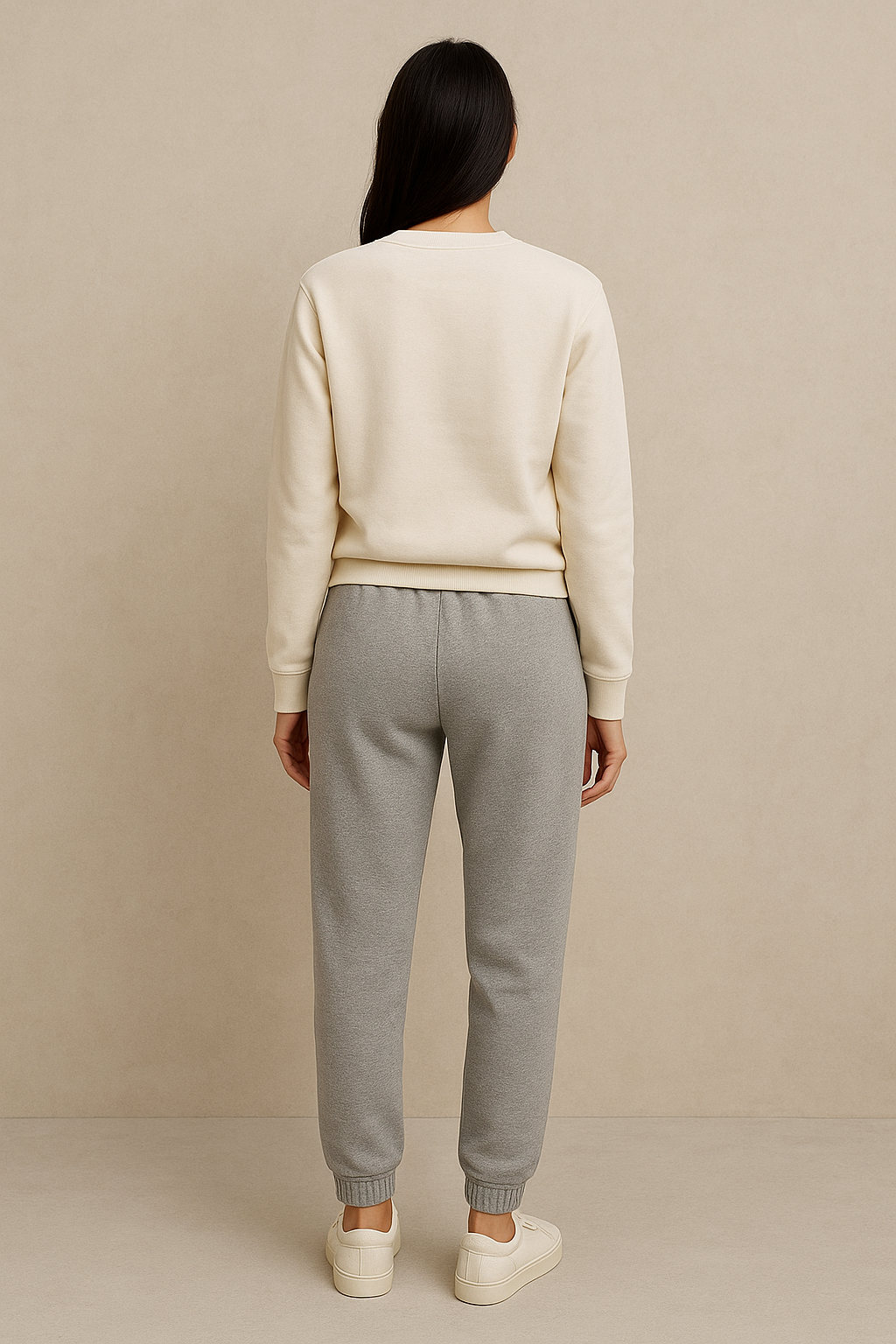 Fleece Trousers for Women's-Light Grey Heather
