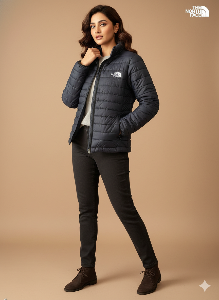Puffer Jacket - Navy Blue
