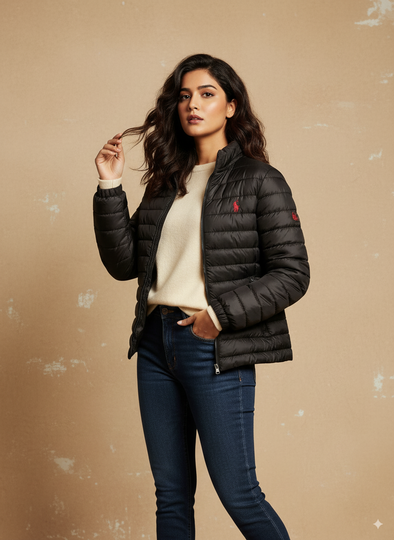 Puffer Jacket - Black
