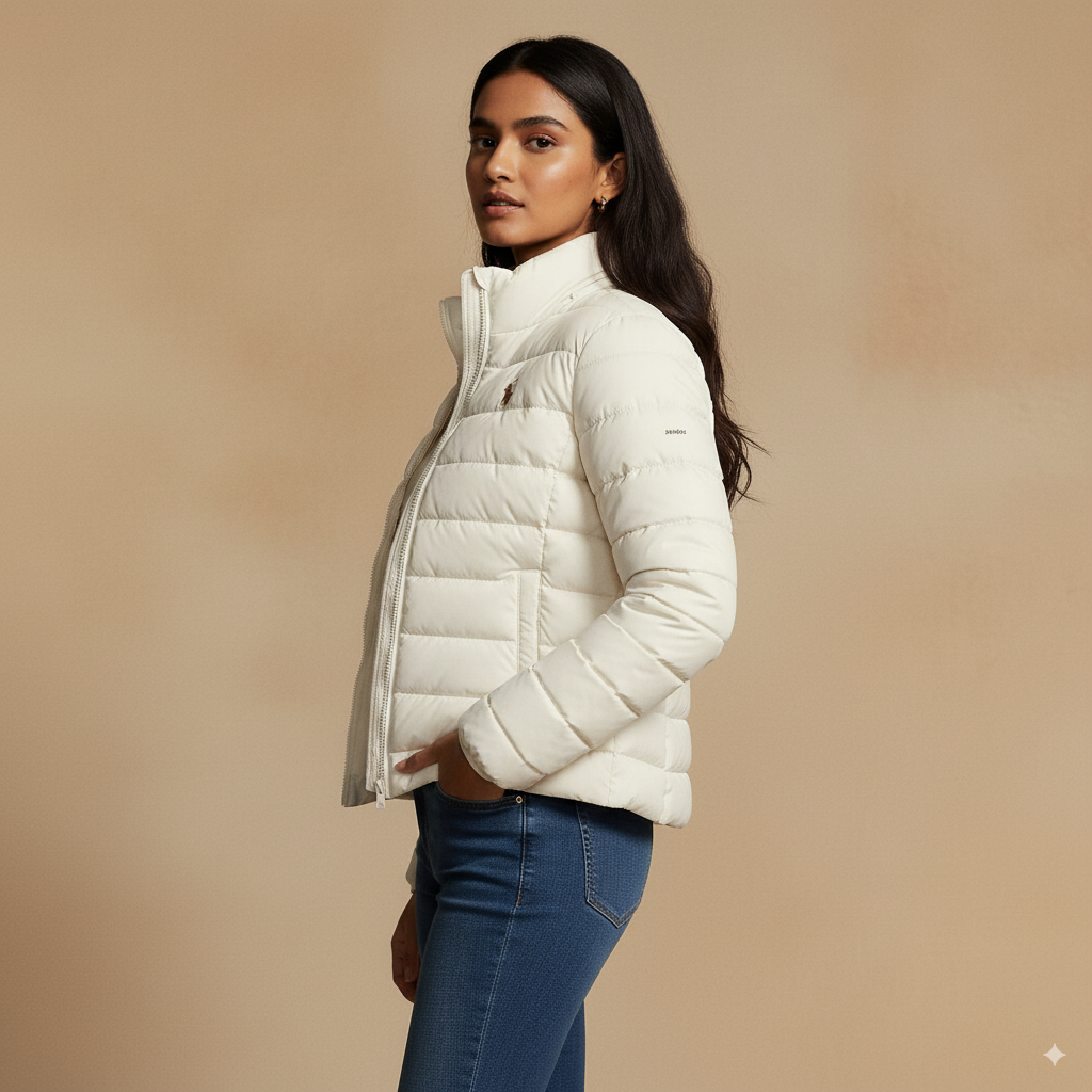Puffer Jacket - White