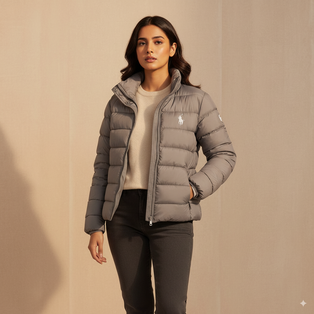 Puffer Jacket - Grey