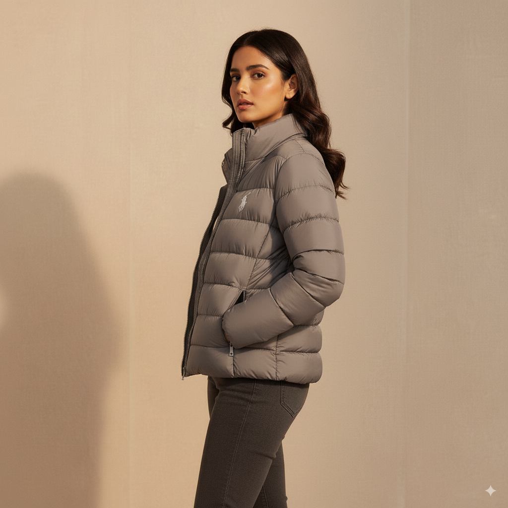 Puffer Jacket - Grey