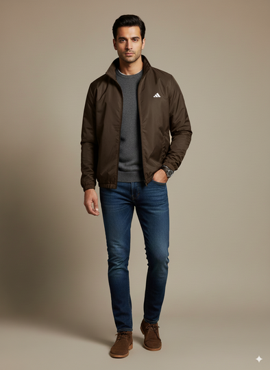Men's Mountain Light Wind Jacket Chocolate Brown