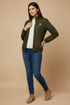 Women's Mountain Light Wind Jacket Olive Green