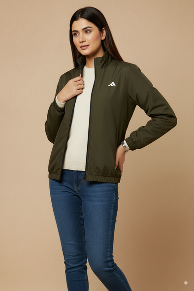 Women's Mountain Light Wind Jacket Olive Green