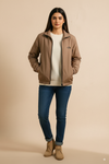 Women's Mountain Light Wind Jacket Olive Brown