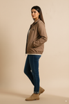 Women's Mountain Light Wind Jacket Olive Brown