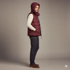 Men's Bogner sleeveless Jacket - Red
