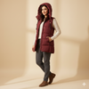 Women's Bogner sleeveless Jacket - Red