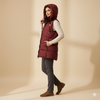 Women's Bogner sleeveless Jacket - Red