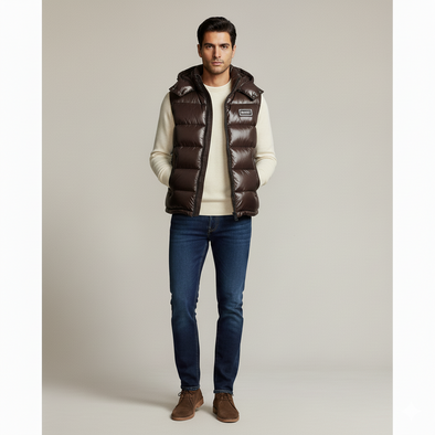 Men's Bogner sleeveless Jacket - Dark Brown