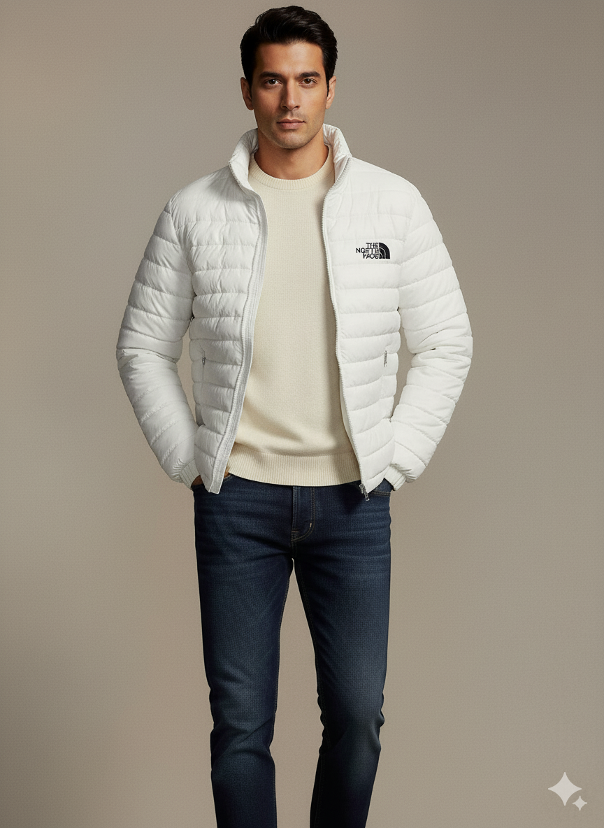 Puffer Jacket - White