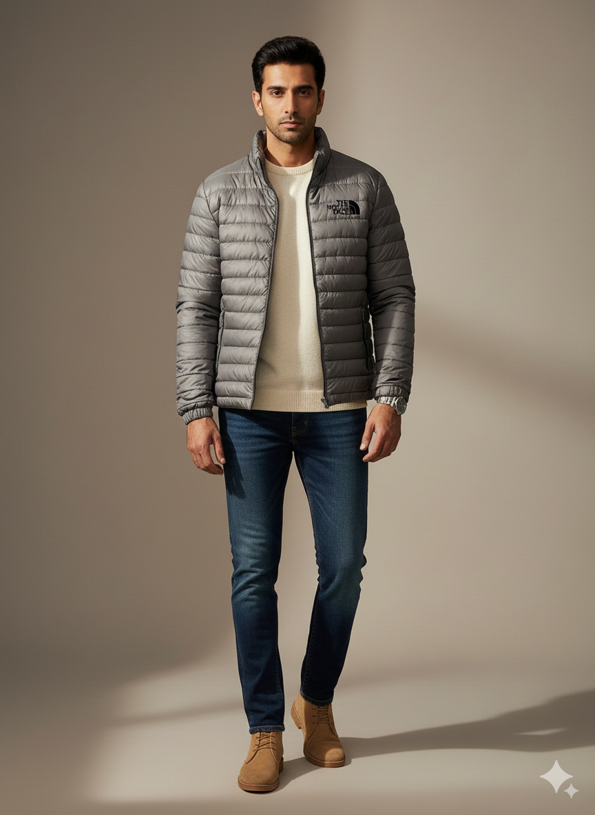 Puffer Jacket - Grey