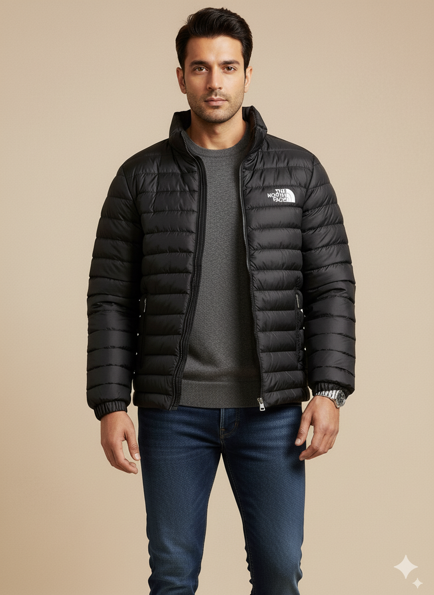 Puffer Jacket - Black