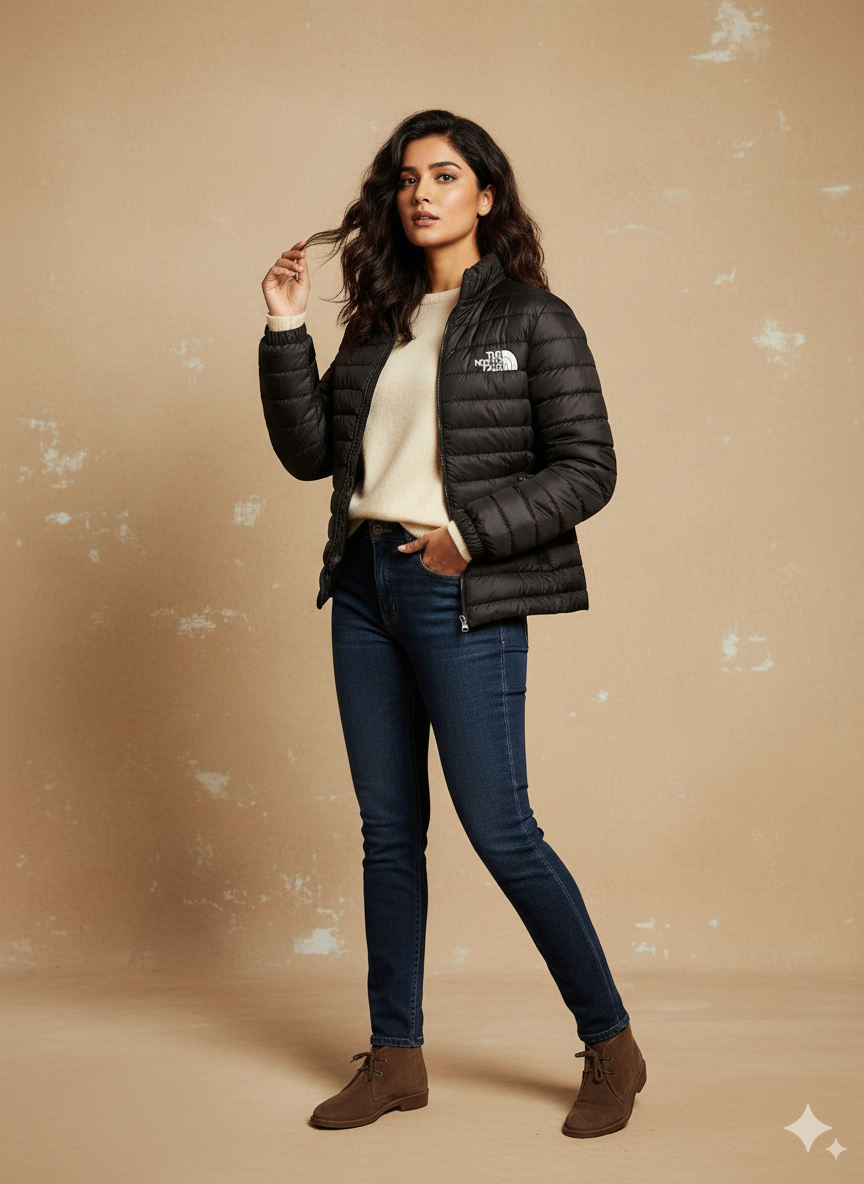 Puffer Jacket - Black