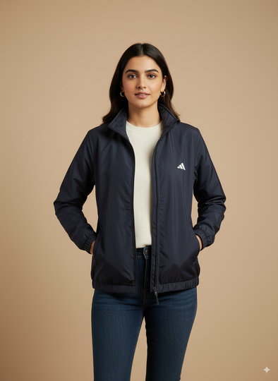 Women's Mountain Light Wind Jacket Chocolate Navy Blue