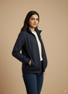 Women's Mountain Light Wind Jacket Chocolate Navy Blue