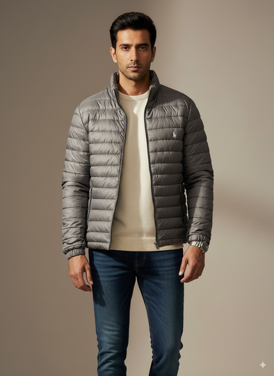 Puffer Jacket - Grey