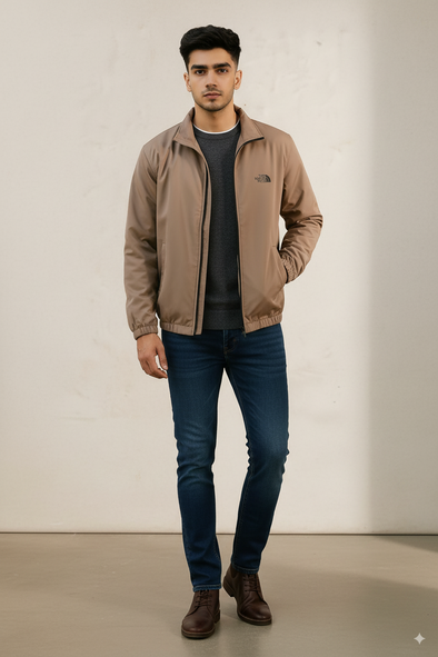 Men's Mountain Light Wind Jacket Brown