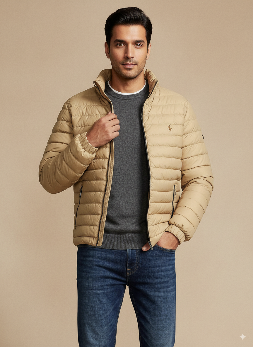 Puffer Jacket - Warm Beige