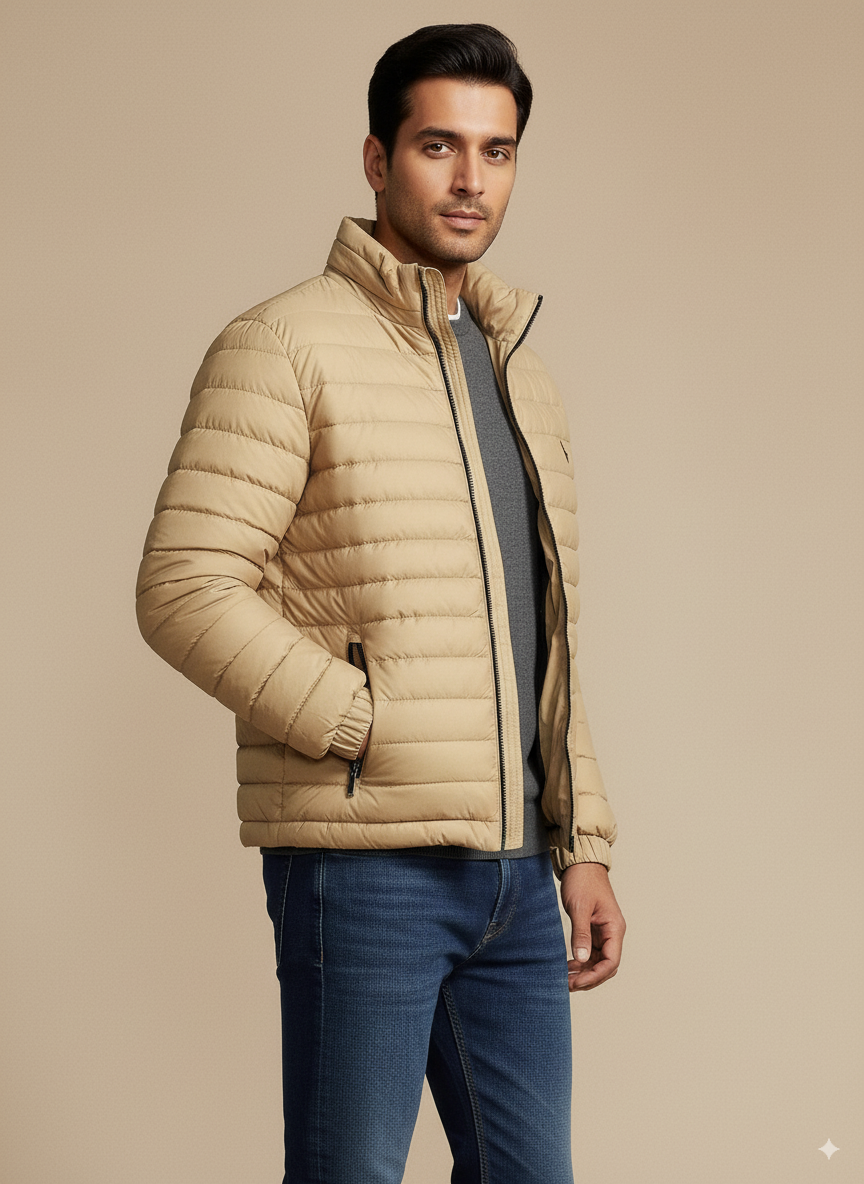 Puffer Jacket - Warm Beige