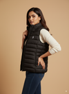 Sleeveless puffer jacket women-Black