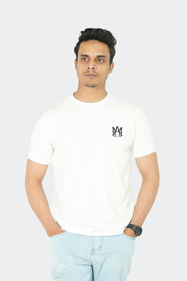 AMIRI logo-print Cotton T-Shirt - White