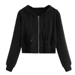 Trendy Girls' Short Zipper Jacket – Style Meets Comfort