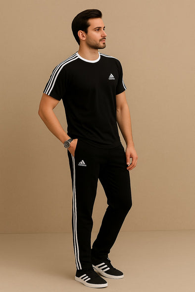 ADI Dri-Fit TrackSuit- Black