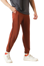 Winter Fleece Trousers for Men ( Burnt Orange  )