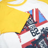 Speed Racer 62 T-Shirt- White & Yellow