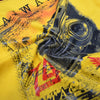 Kaiwaa Printed T-shirt-Yellow & Maroon