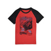 Kaiwaa Printed T-shirt- Red & Black
