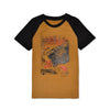 Kaiwaa Printed T-shirt- Mustard & Black