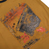 Kaiwaa Printed T-shirt- Mustard & Black