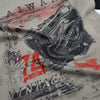 Kaiwaa Printed T-shirt- Light grey & Black