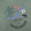 SURF Tropical Paradise T-Shirt-Sea Green