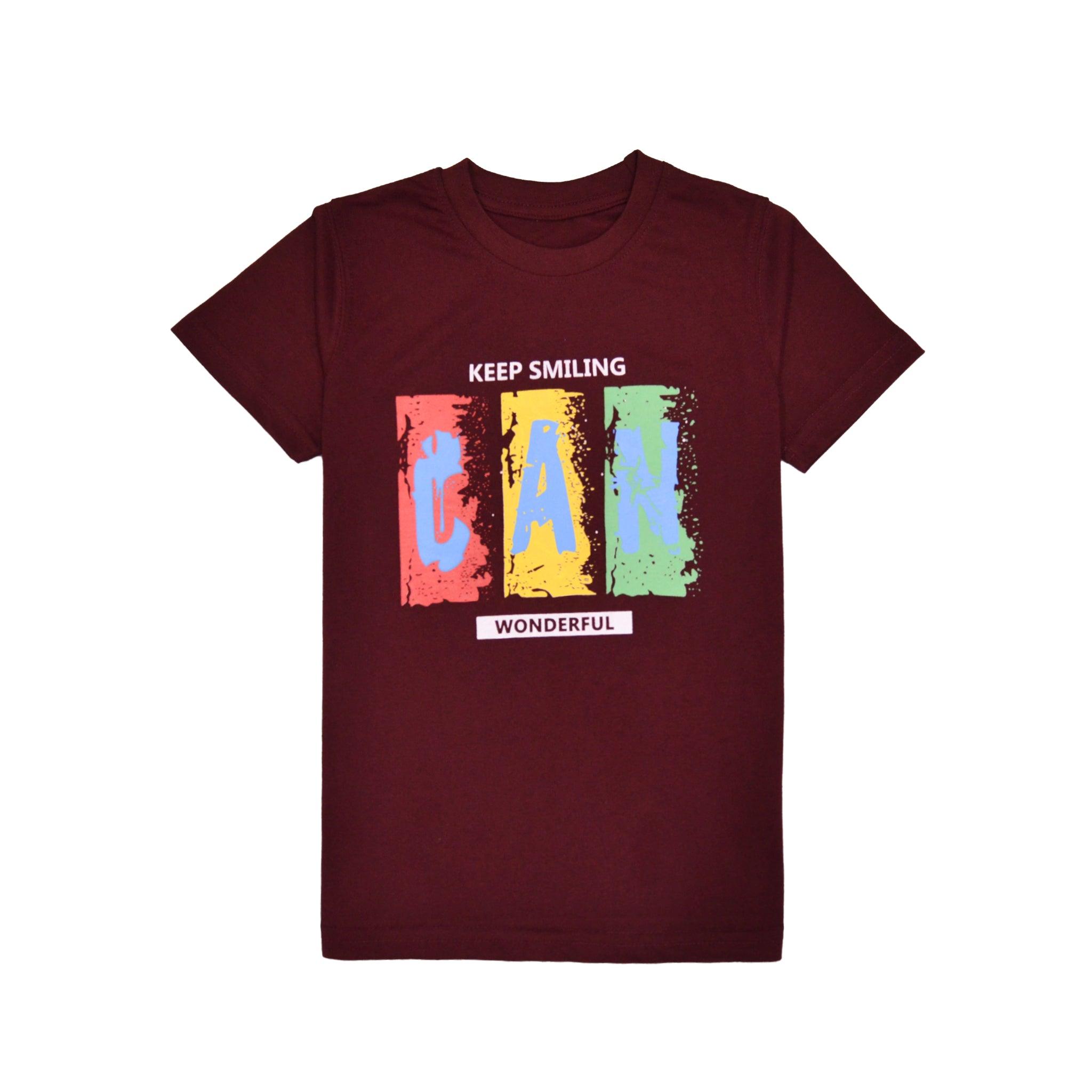 CAN Wonderful T-Shirt- Maroon