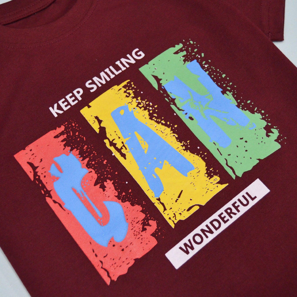CAN Wonderful T-Shirt- Maroon