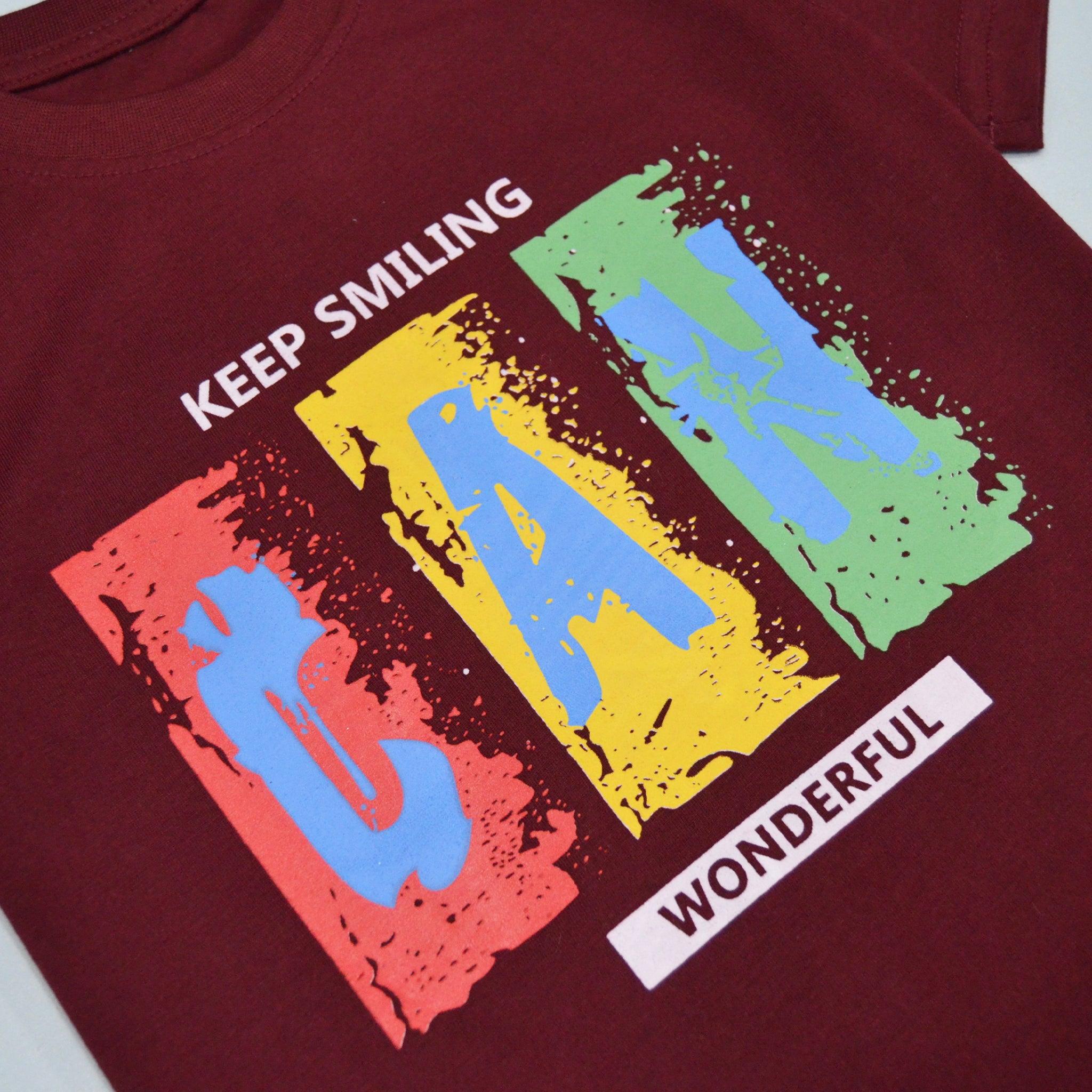 CAN Wonderful T-Shirt- Maroon