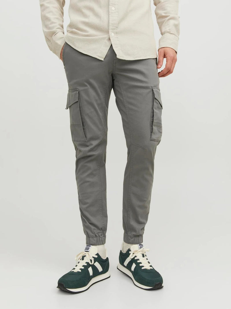 Slim Fit Cargo trousers-Grey / Sedona Sage